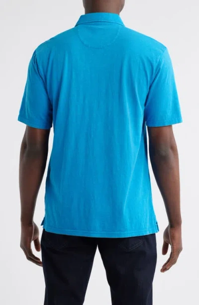 Johnnie-o Coastal Wash Original Pocket Polo In Riptide