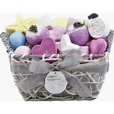 Lovery 17-piece Bath Bombs Gift Set With Shea And Coco Butter In Multicolor