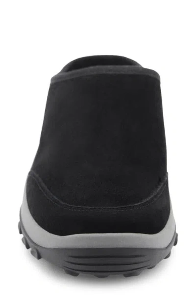 Mango Leather Clog In Black