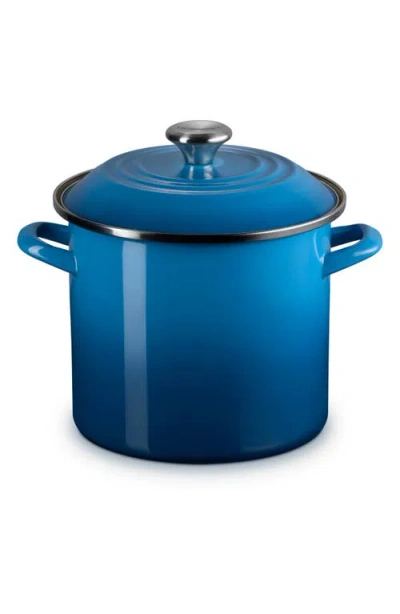 Le Creuset 8-quart Enameled Stainless Steel Stock Pot In Marseille