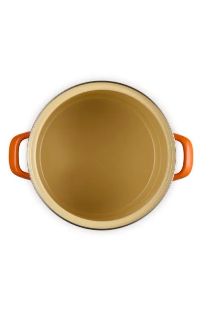 Le Creuset 8-quart Enameled Stainless Steel Stock Pot In Flame