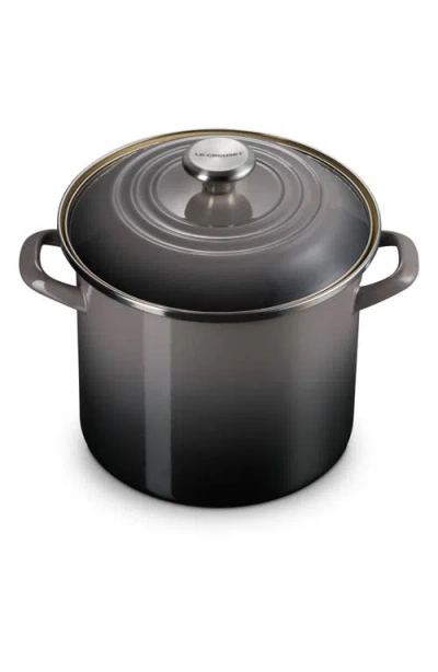 Le Creuset 16-quart Enameled Stainless Steel Stock Pot In Oyster