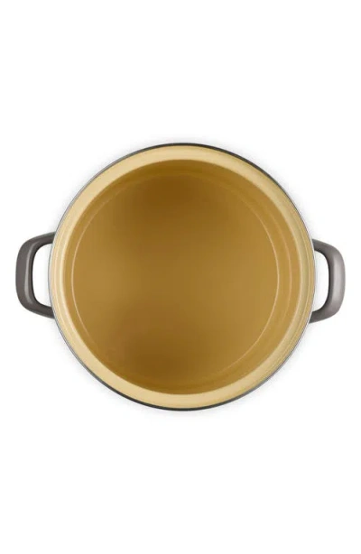 Le Creuset 16-quart Enameled Stainless Steel Stock Pot In Oyster