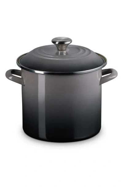 Le Creuset 16-quart Enameled Stainless Steel Stock Pot In Oyster