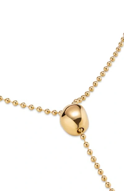 Unode50 18k Gold-plated Adjustable Chain Necklace In Gold