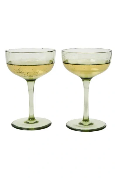 Juliska Puro Cocktail Coupe Glass, Set Of 2 In Basil