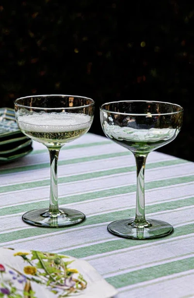 Juliska Puro Cocktail Coupe Glass, Set Of 2 In Basil