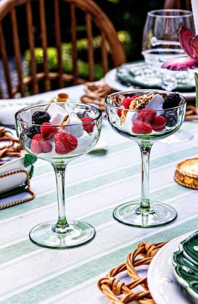 Juliska Puro Cocktail Coupe Glass, Set Of 2 In Basil