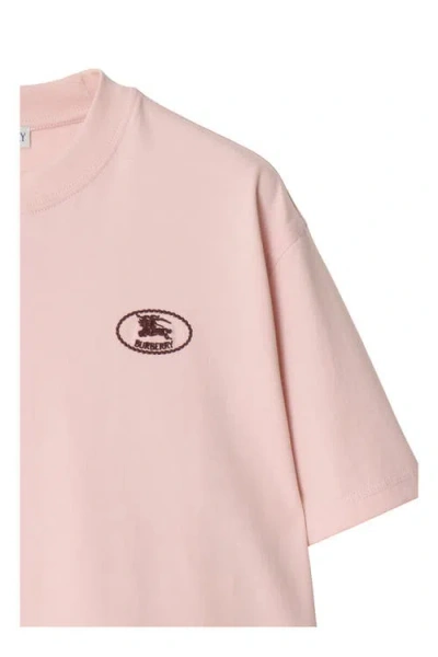 Burberry Cropped Cotton T-shirt In Bouquet