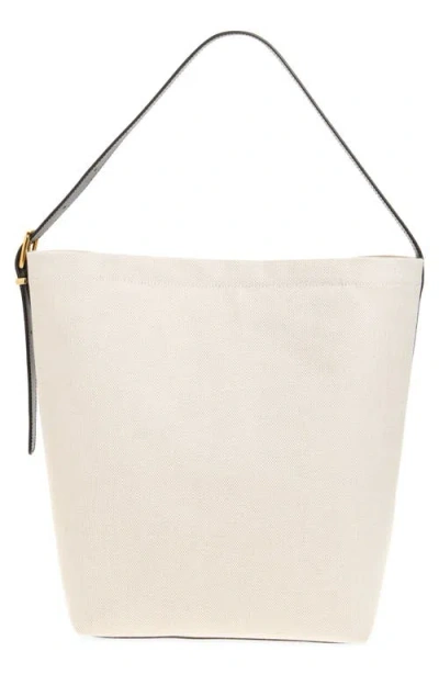 Madewell The Essential Extra Large Bucket Tote In Natural Multi