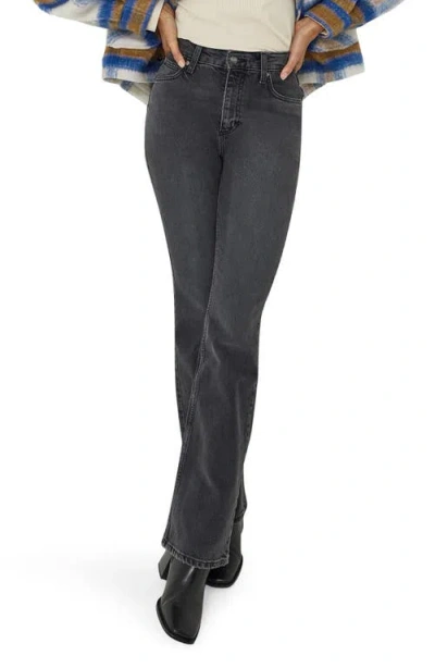 Lee High Waist Bootcut Jeans In Refined Black