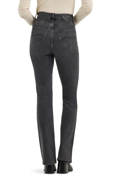 Lee High Waist Bootcut Jeans In Refined Black