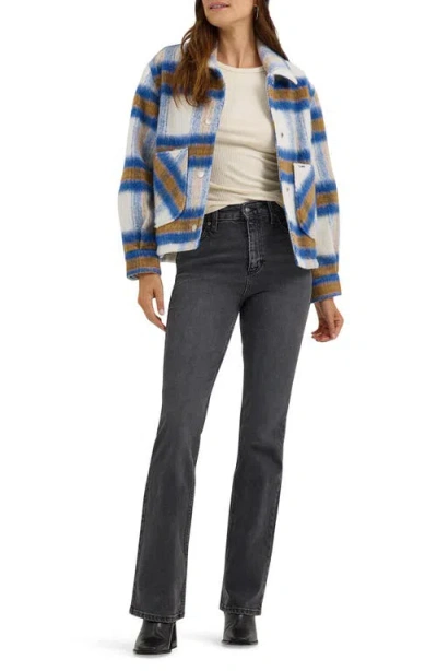 Lee High Waist Bootcut Jeans In Refined Black