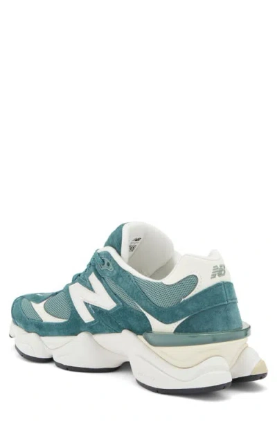 New Balance 9060eek New Spruce Sneakers With Angora In New Spruce/angora