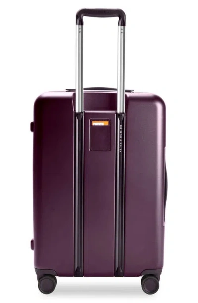 Briggs & Riley Sympatico Medium 27-inch Expandable Spinner Luggage In Plum