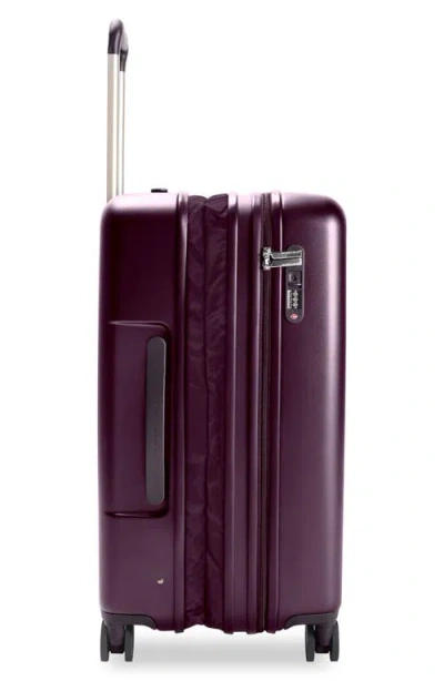 Briggs & Riley Sympatico Medium 27-inch Expandable Spinner Luggage In Plum