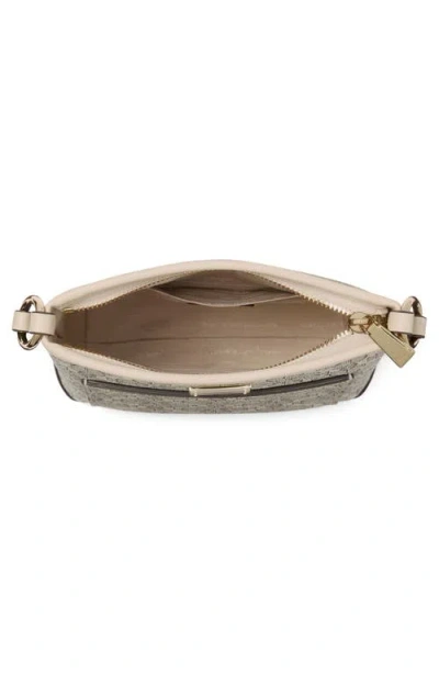 Kate Spade New York Ava Spade Flower Coated Canvas Crossbody Bag In Neutral Multi