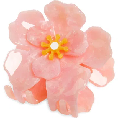 Solar Eclipse Origami Poppy Claw Clip In Pink