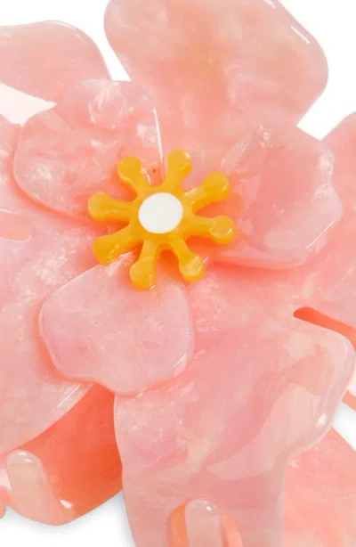 Solar Eclipse Origami Poppy Claw Clip In Pink