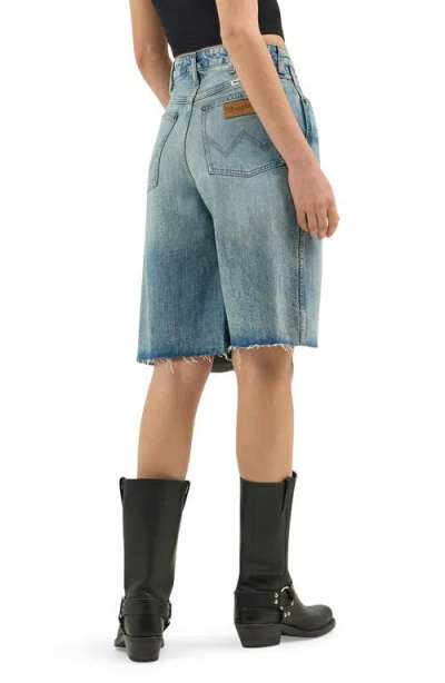 Wrangler Jort Cutoff Denim Shorts In Sand Surf
