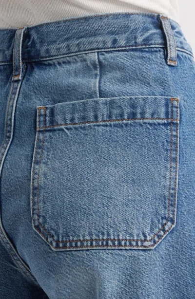Frame The Utility Organic Denim Shorts In Stranger