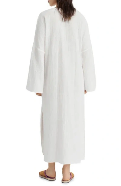 Mango Oversize Pyjama Cotton Gauze Caftan In White