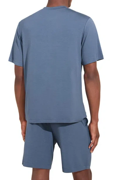 Eberjey Henry Jersey Pajama Set In Blue