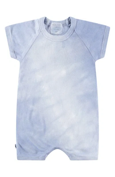 Paigelauren Tie Dye Organic Cotton & Modal Romper In Blue
