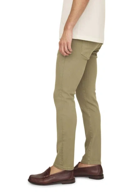 Warp & Weft Warp+weft Ams Slim Fit Jeans In Light Moss