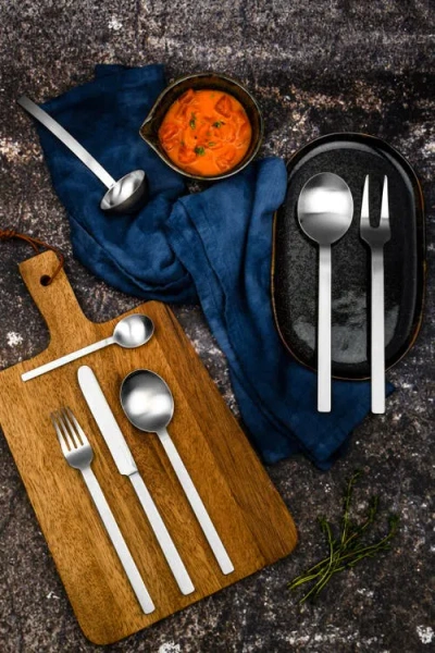 Mepra Stile Ice By Pininfarina Serving Set In Ice