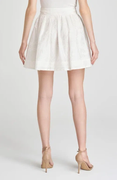 WAYF WAYF ROSALIE EMBROIDERED MINISKIRT 