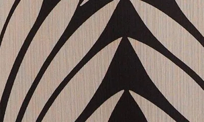 Friends Like These Leaf Print Chiffon Maxi Dress In Black/ivory