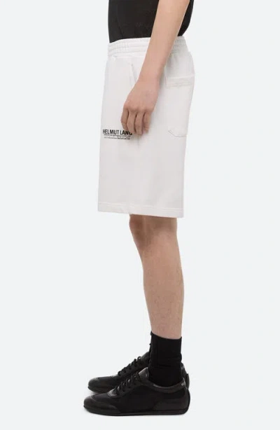 Helmut Lang Capsule Pull On 6 Shorts In White - 100