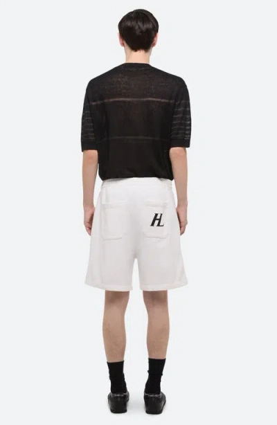 Helmut Lang Capsule Pull On 6 Shorts In White - 100