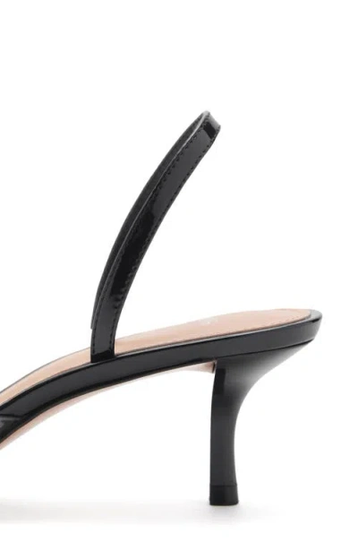 Mango Vinyl Panel Pump In Black