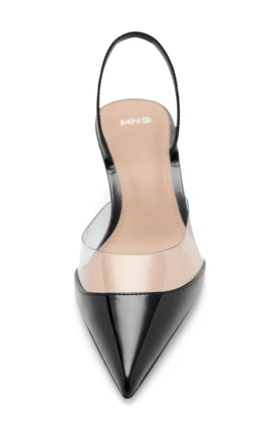 Mango Vinyl Panel Pump In Black