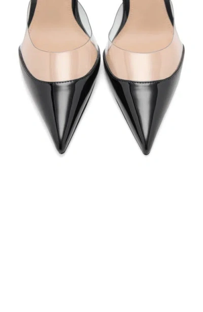 Mango Vinyl Panel Pump In Black