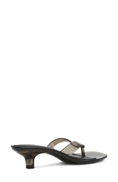 Steve Madden Tracie Kitten Heel Flip Flop In Smoke