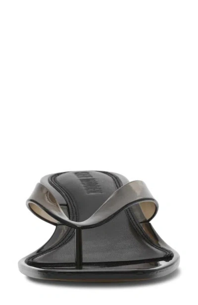Steve Madden Tracie Kitten Heel Flip Flop In Smoke