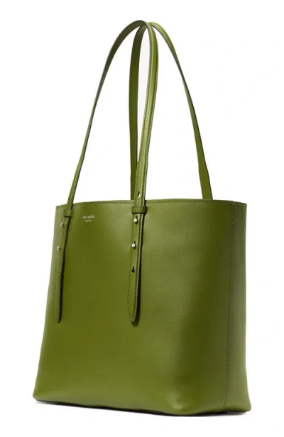 Kate Spade New York Do It All Fine Grain Leather Tote In Jungle Vine