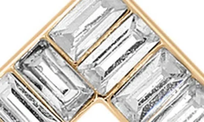 Ettika Crystal Chevron Barrette In Gold