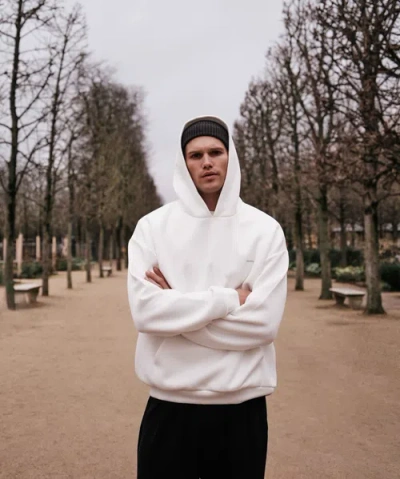 Industrie Australia The Tech Del Sur Hoodie In Polar White
