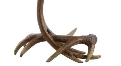 Jonathan Y Antler 27.5" Rustic Resin Led Table Lamp In Brown