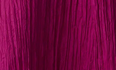 Eileen Fisher Crushed Silk Flared Skirt In Sangria