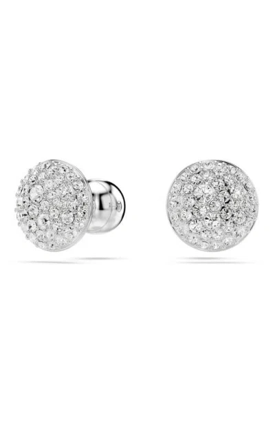 Swarovski Sublima Crystal Pendant Necklace & Stud Earrings Set In Metallic