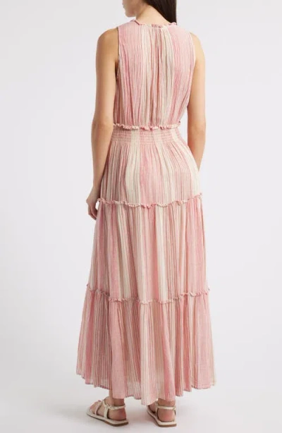 Rails Loulou Stripe Sleeveless Linen Blend Maxi Dress In Salerno Stripe