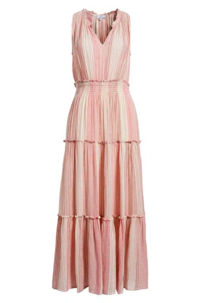 Rails Loulou Stripe Sleeveless Linen Blend Maxi Dress In Salerno Stripe