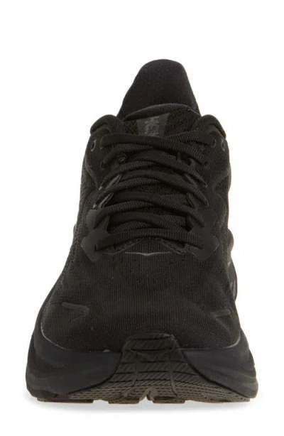 Hoka Clifton 10 Running Shoe In Black