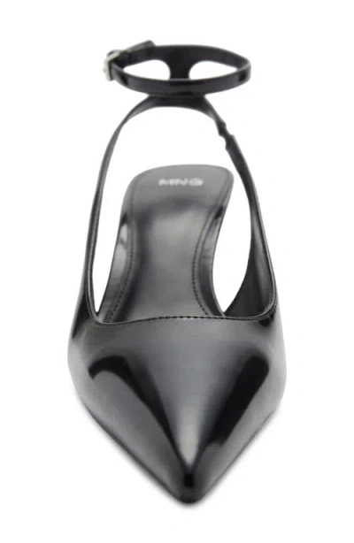 MANGO MANGO ANKLE STRAP POINTED TOE PUMP 