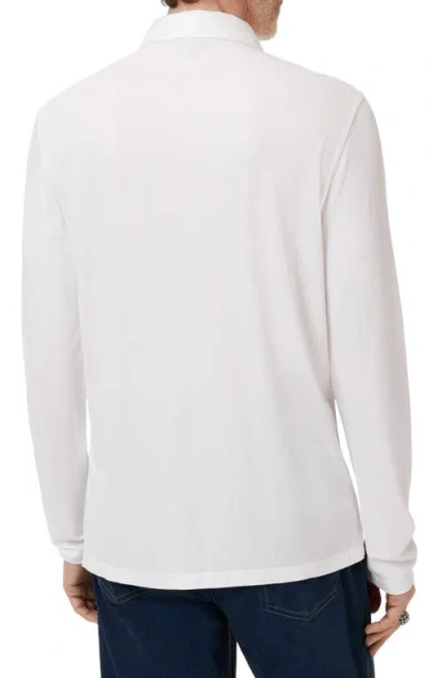 John Varvatos Caserta Regular Fit Textured Lyocell Button-up Shirt In White